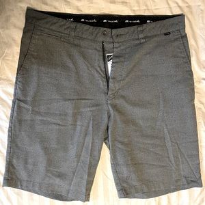 Travis Mathew shorts. Grey patterned. Size 36 waist. EUC.